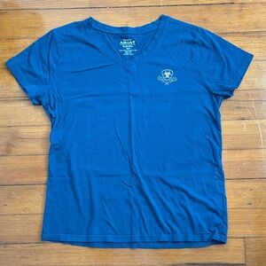 Ariat Deep Teal V-Neck Tee